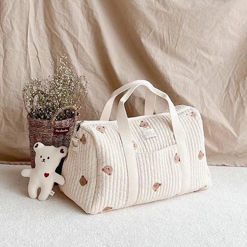 Diaper Bag with Shoulder Strap and Pockets Multivariant-0