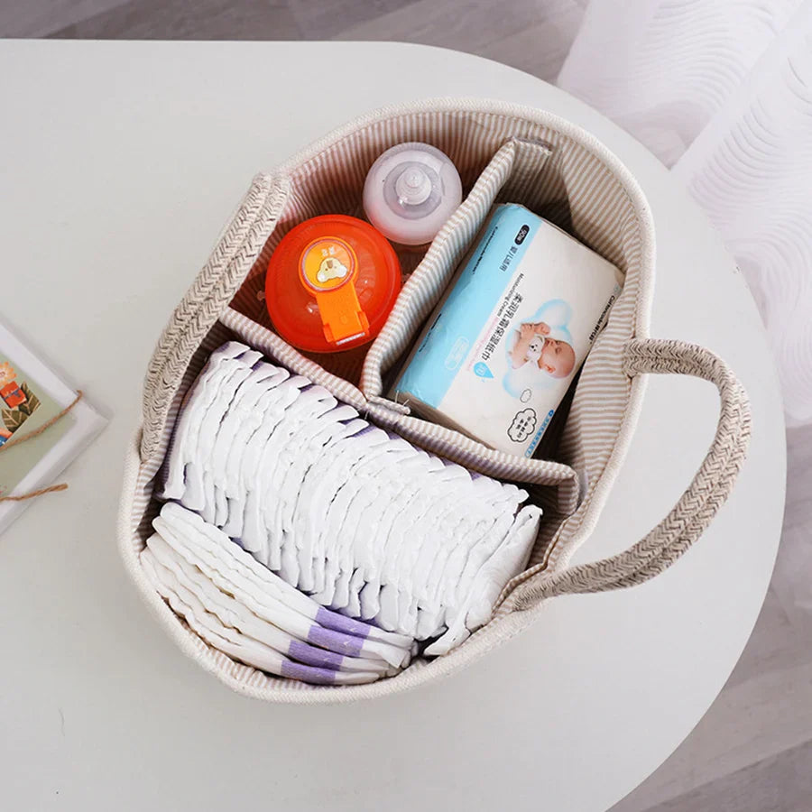 Cotton Rope Diaper Bag multivariant-1