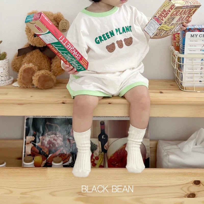 2pcs set T-shirts and Pants for Children Green Planet multivariant-5