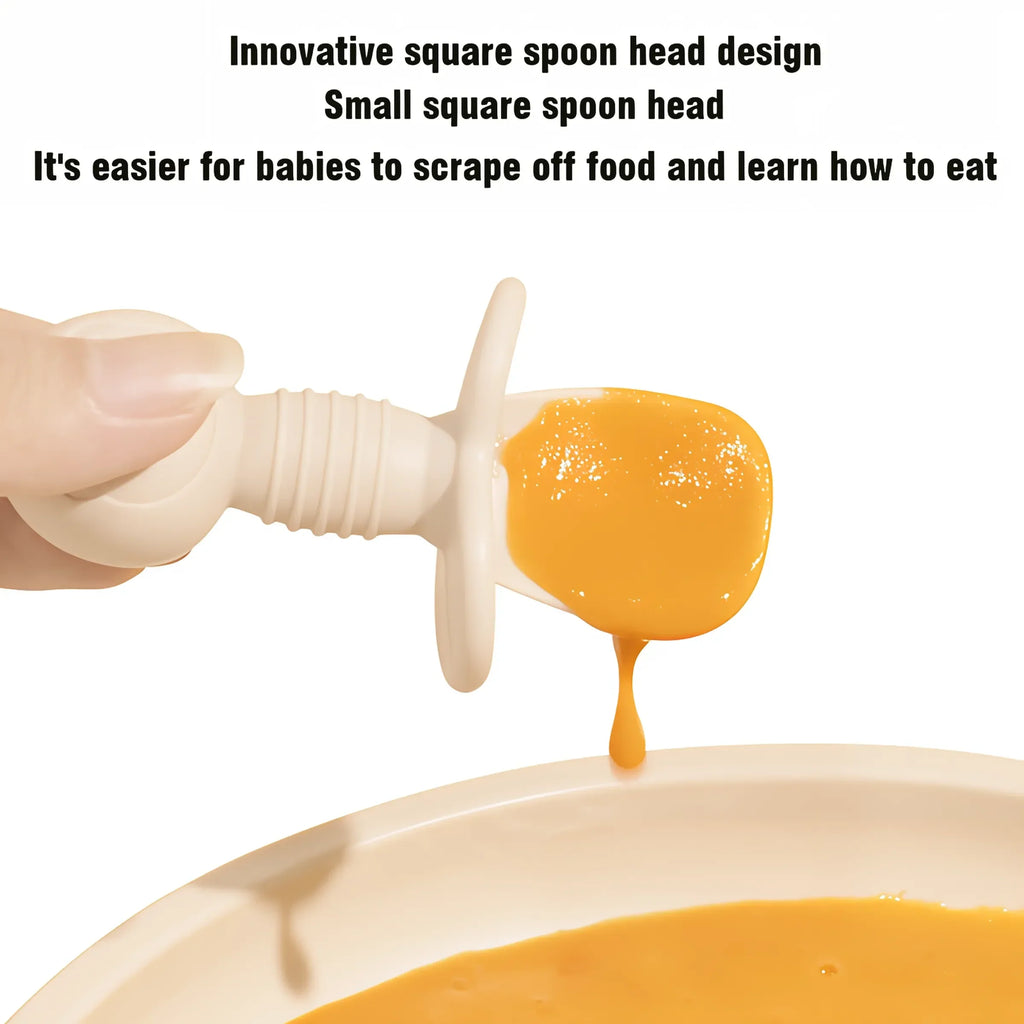 2pcs Food Grade Silicone Cutlery for Children Multivariant-3