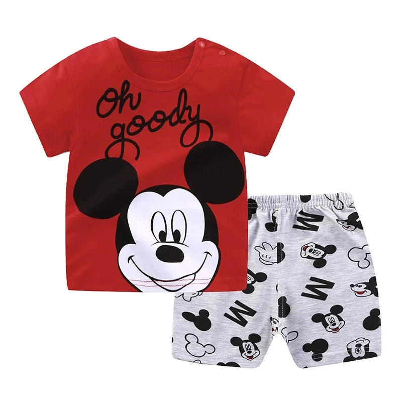 2pcs set Shirt and Pants for Children multivariant-4