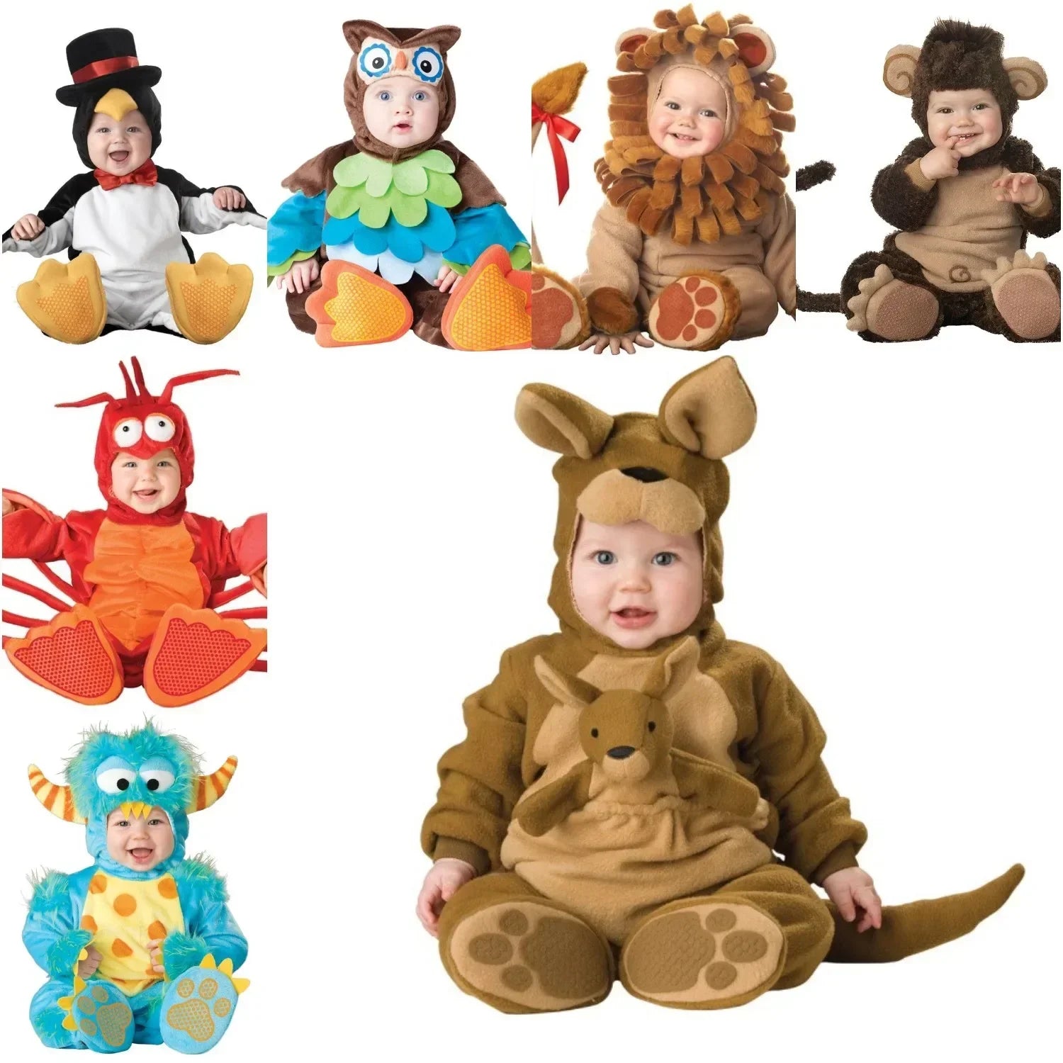 Disguise Costume for Children 6M-24M Multivariant Dragon Lion Elephant-1
