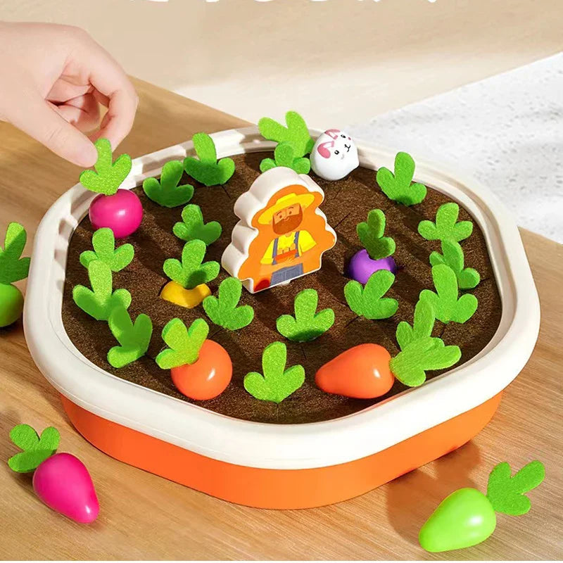Educational Montessori Memory Toy Cultivated Field for Children-5