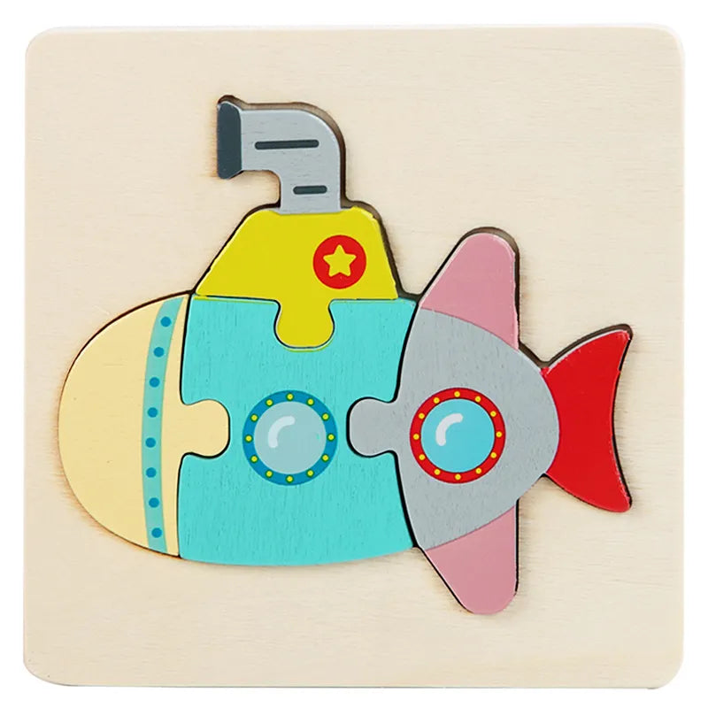 Wooden Toy Tangram for Children Multivariant-15