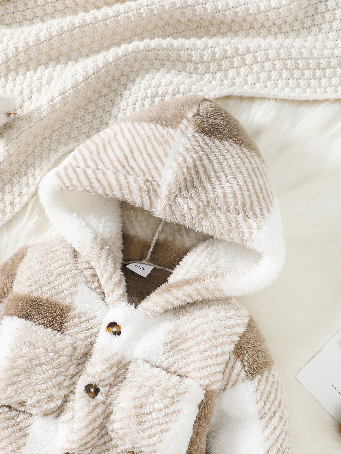 Hooded Romper with Buttons-1