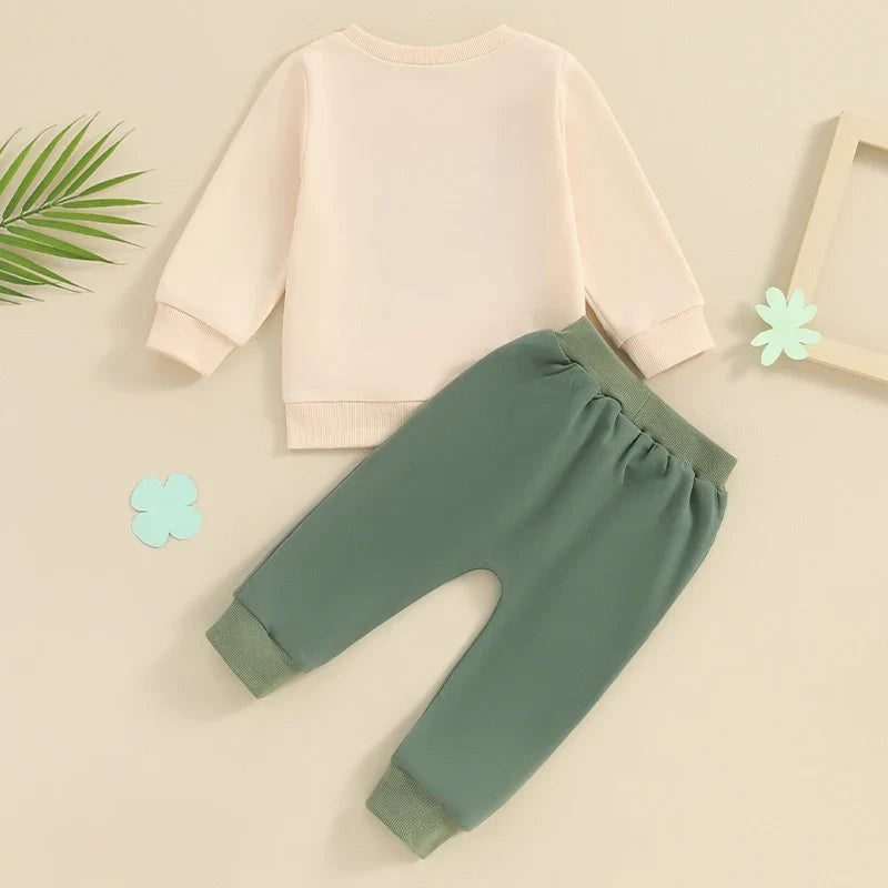 Pants and Sweatshirt Set for children "Lucky" square-2