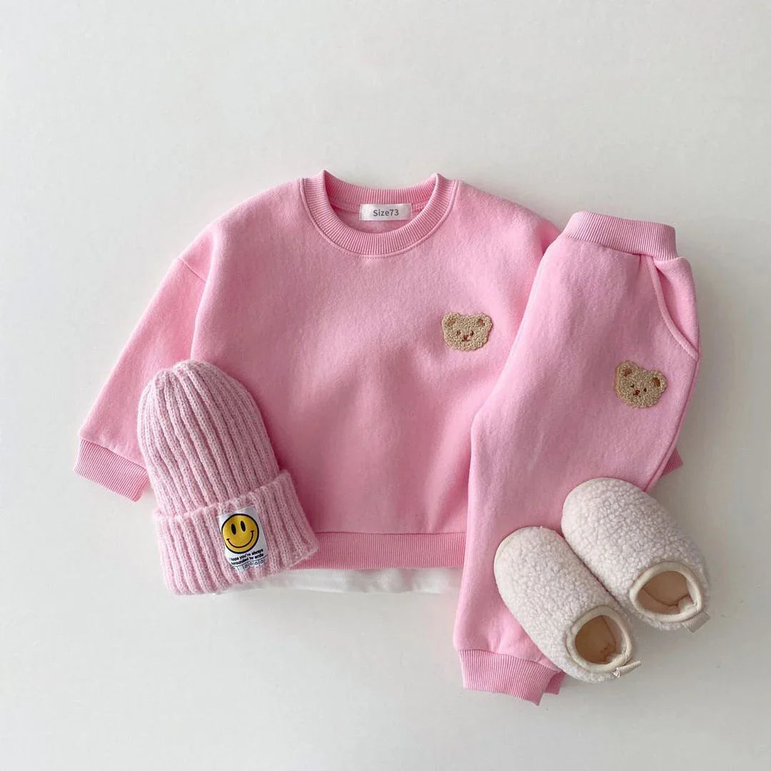 Pants and Sweatshirt Set with Bear Multivariant-2