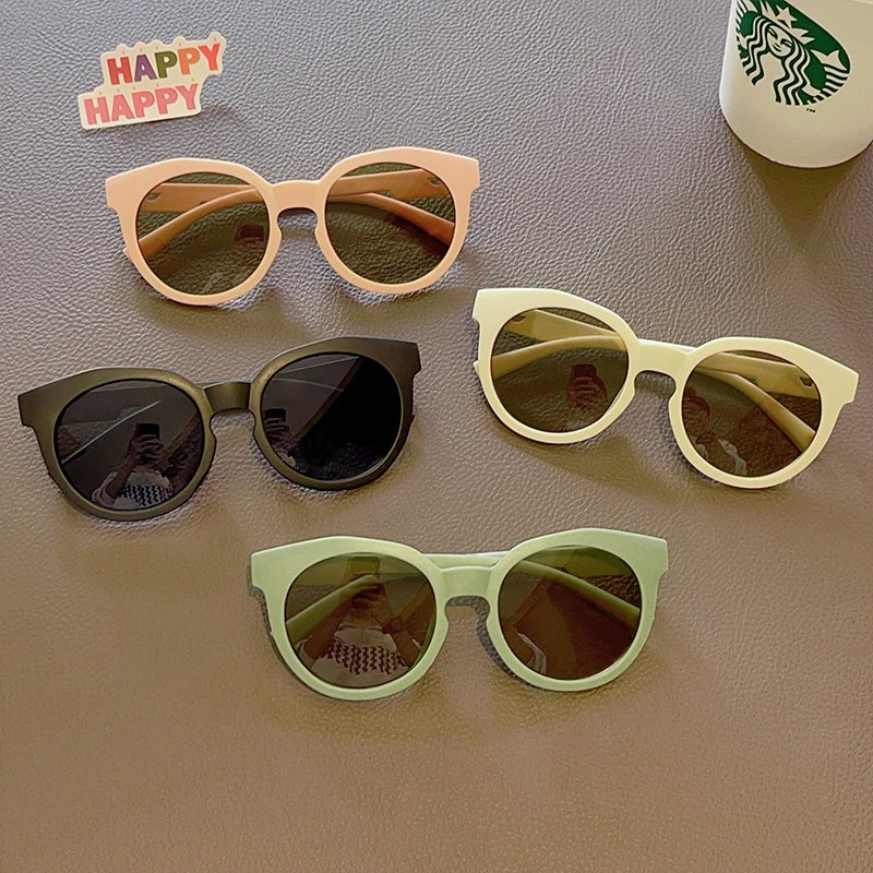 Colored "Checkered" sunglasses for children multivariant-4