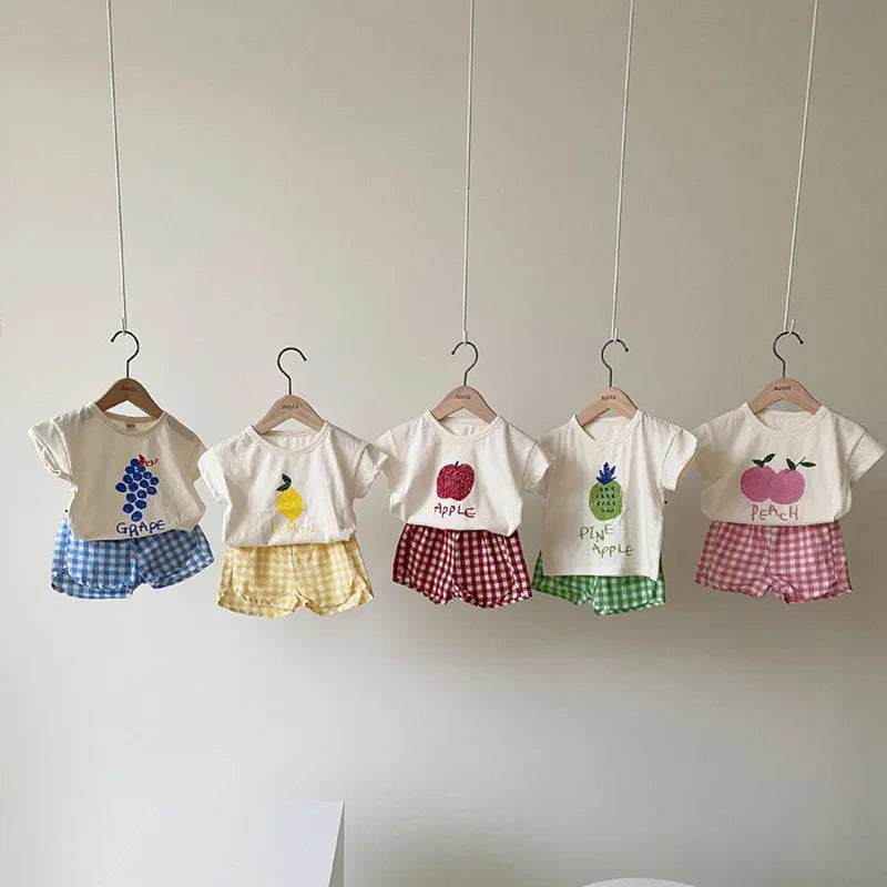 Summer Pajama Set "Fruit" for children mutivariant-0