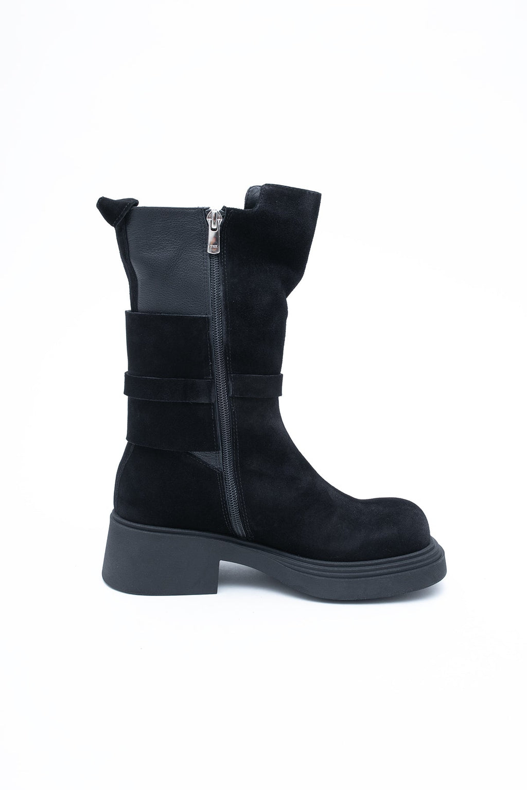 Bottes en daim avec boucle