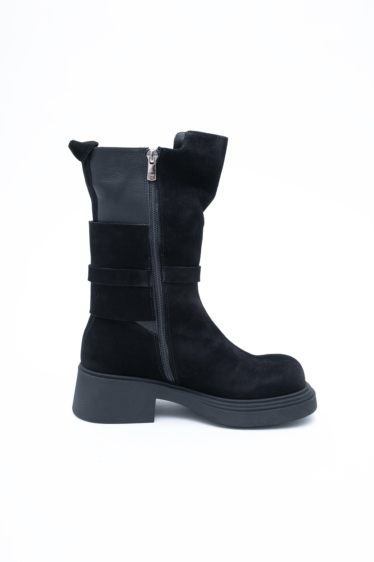 Bottes en daim avec boucle