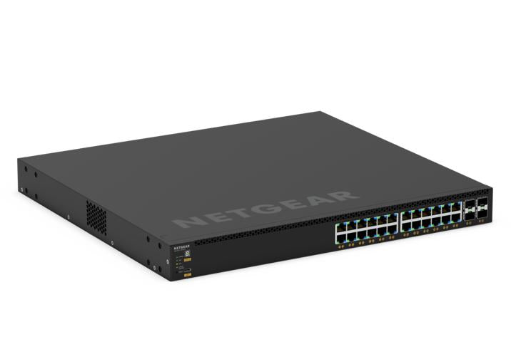 NETGEAR GSM4328 Géré L3 Gigabit Ethernet (10/100/1000) Connexion Ethernet, supportant l'alimentation via ce port (PoE) 1U Noir