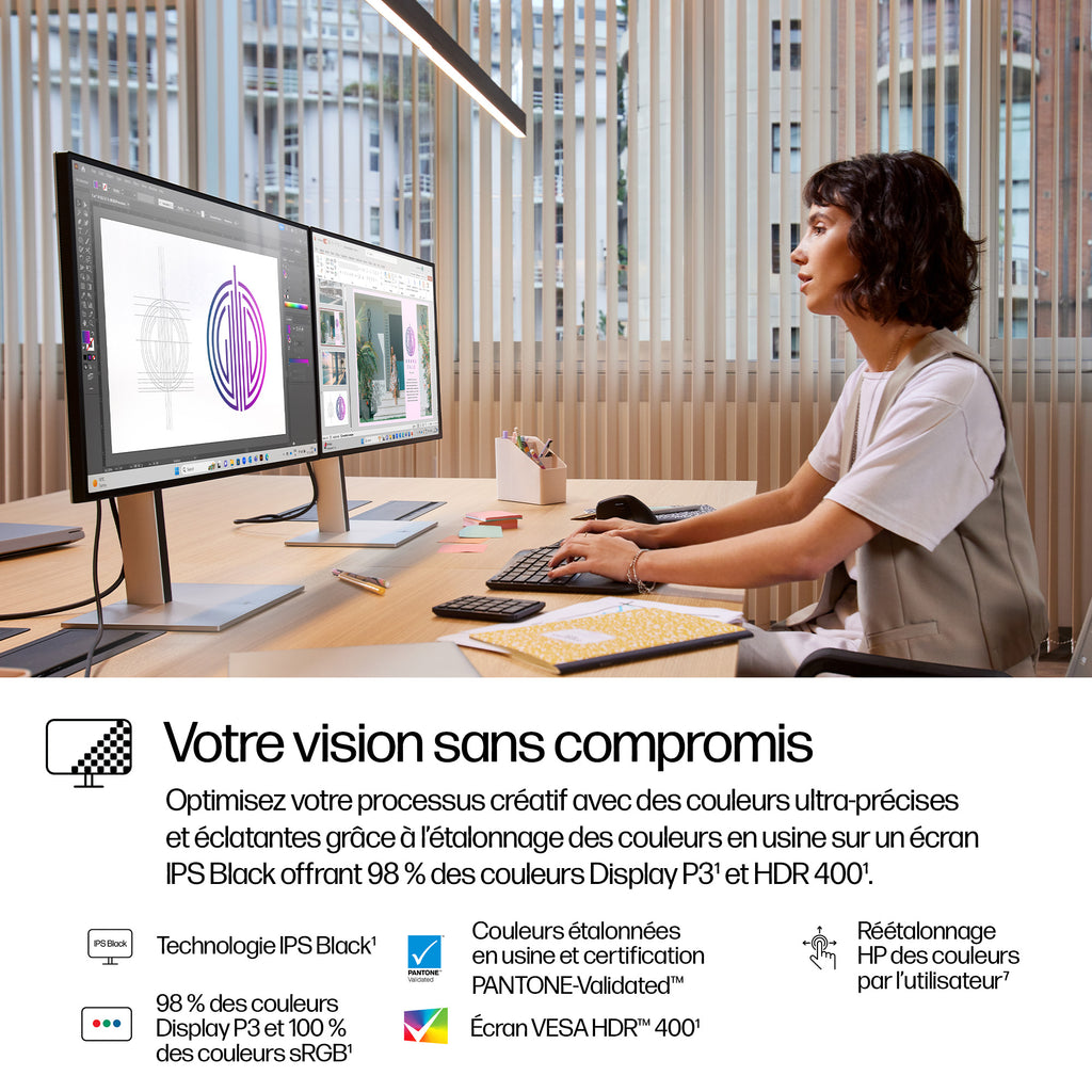 HP Series 7 Pro Écran QHD Thunderbolt 4 27 pouces - 727pu Sans PVC