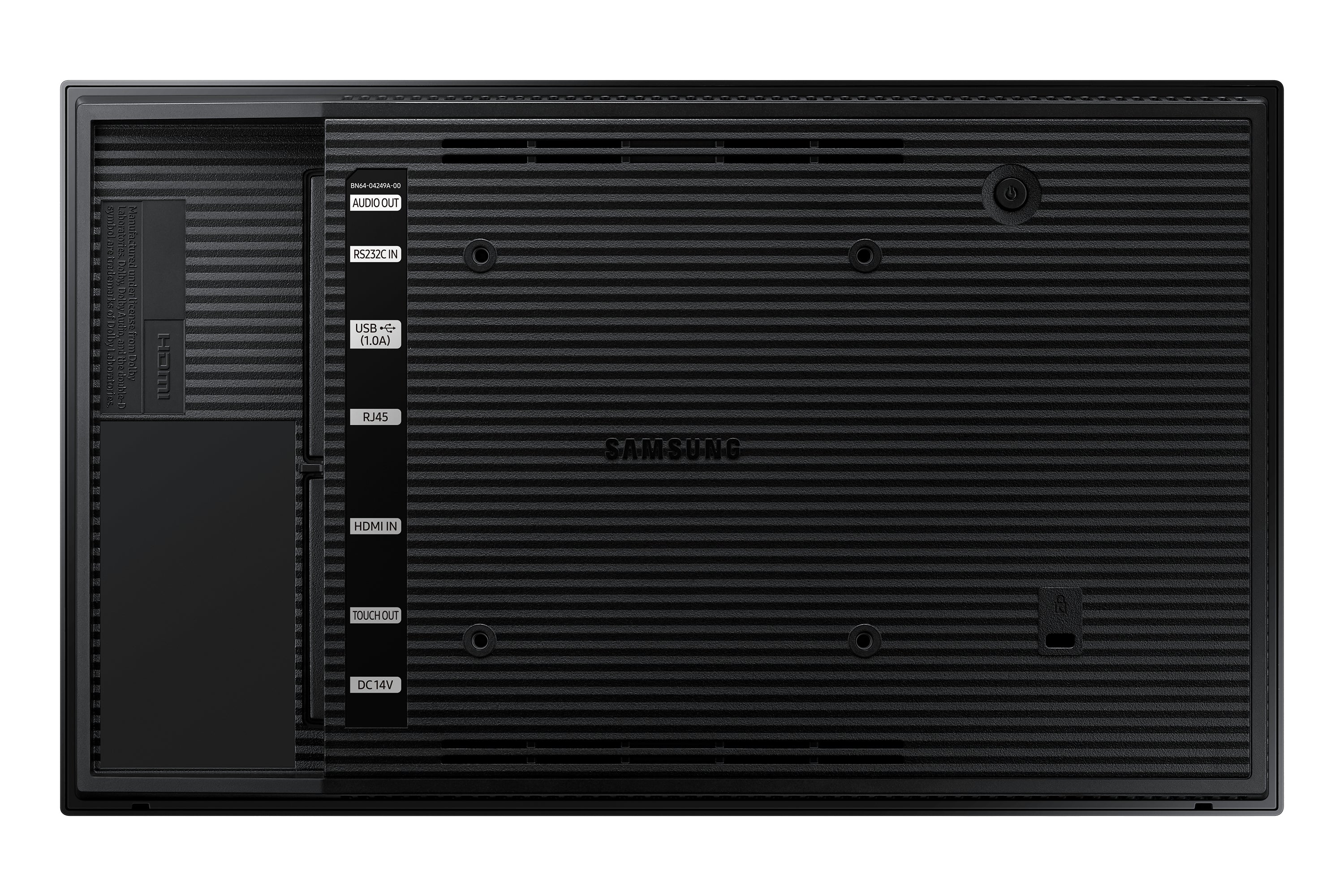 Samsung Samsung QB13R-TM Écran plat interactif 33 cm (13") LED Wifi 500 cd/m² Full HD Noir Écran tactile Intégré dans le processeur Tizen 4.0 16/7