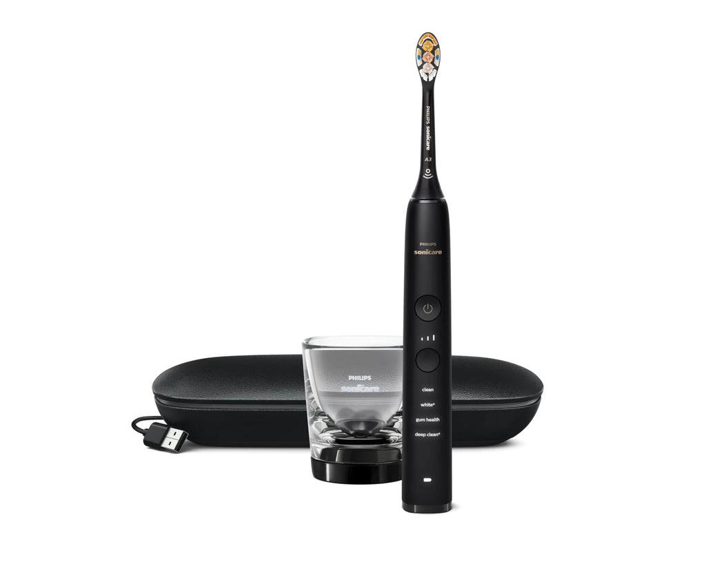 Philips HX9911/17 brosse à dents électrique Adulte Brosse à dents à ultrasons Noir