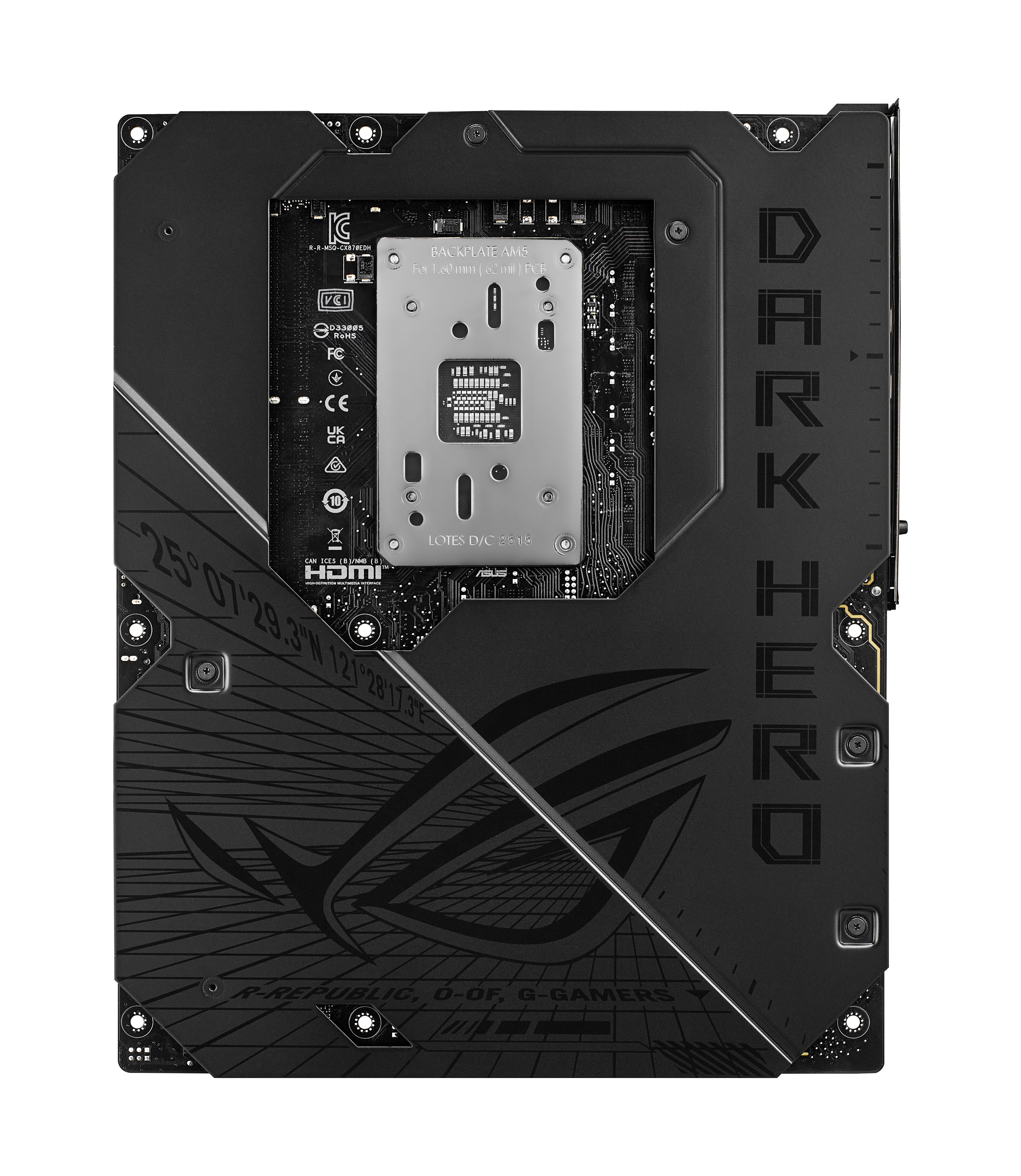 ASUS ROG CROSSHAIR X870E DARK HERO AMD X870E Emplacement AM5 ATX