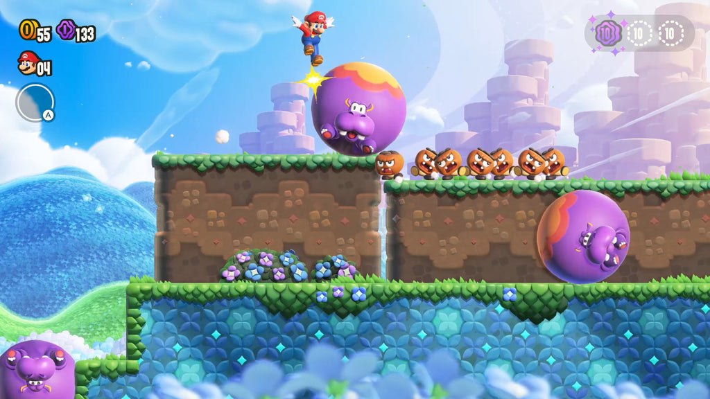 Nintendo Super Mario Bros. Wonder Standard Chinois traditionnel, Allemand, Néerlandais, Anglais, Espagnol, Français, Italien, Japonais, Coréen, Portugais, Russe Nintendo Switch - vue 4