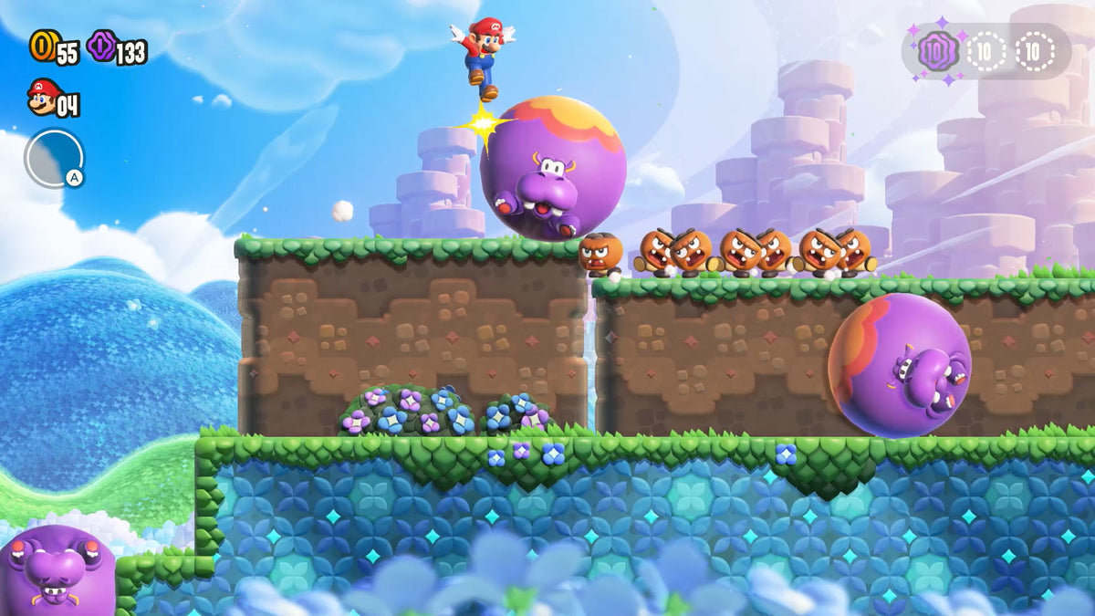 Nintendo Super Mario Bros. Wonder Standard Chinois traditionnel, Allemand, Néerlandais, Anglais, Espagnol, Français, Italien, Japonais, Coréen, Portugais, Russe Nintendo Switch - vue 4