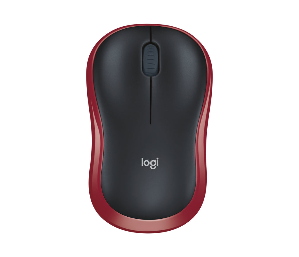 Logitech M185 Souris Optique Sans Fil, Rouge