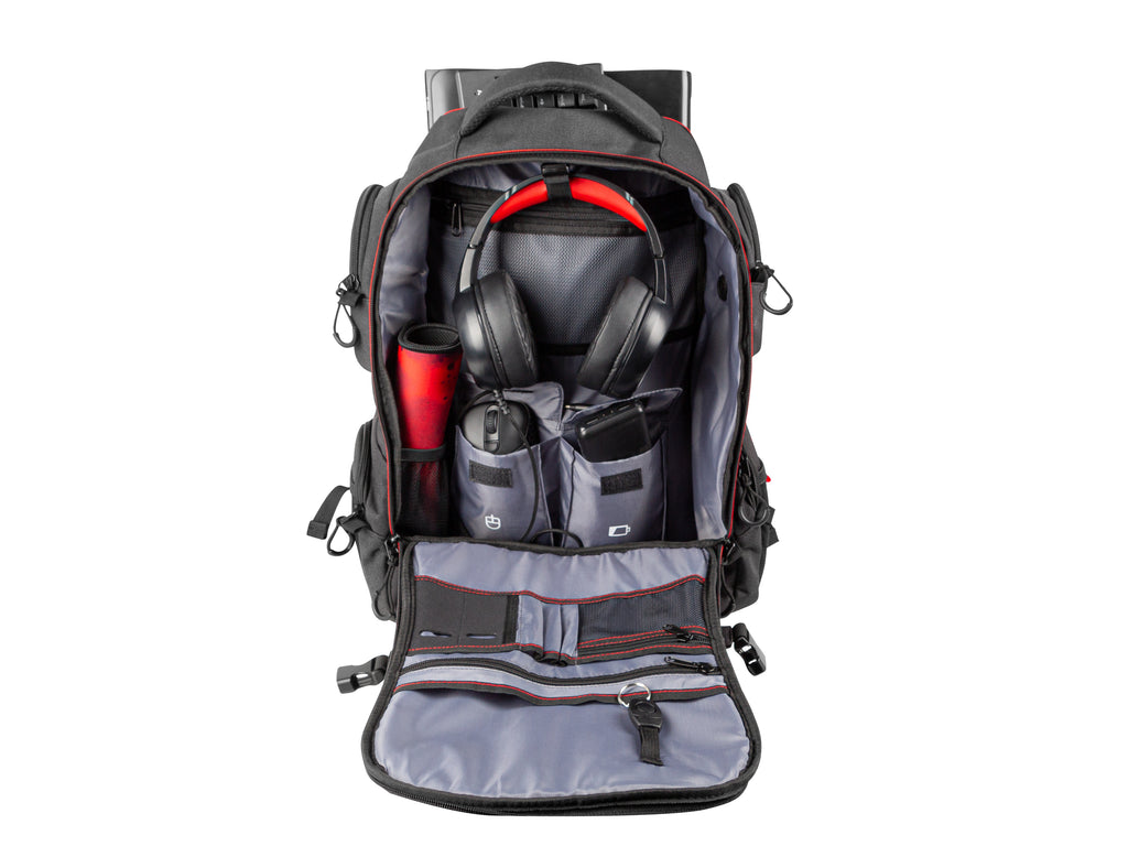 GENESIS Pallad 550 43,9 cm (17.3") Sac à dos Noir, Rouge