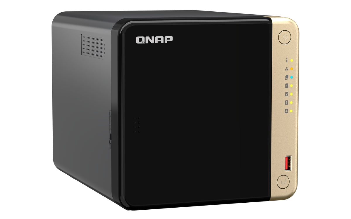 QNAP TS-464 NAS Tower Intel Celeron N5095 8 Go DDR4 Noir