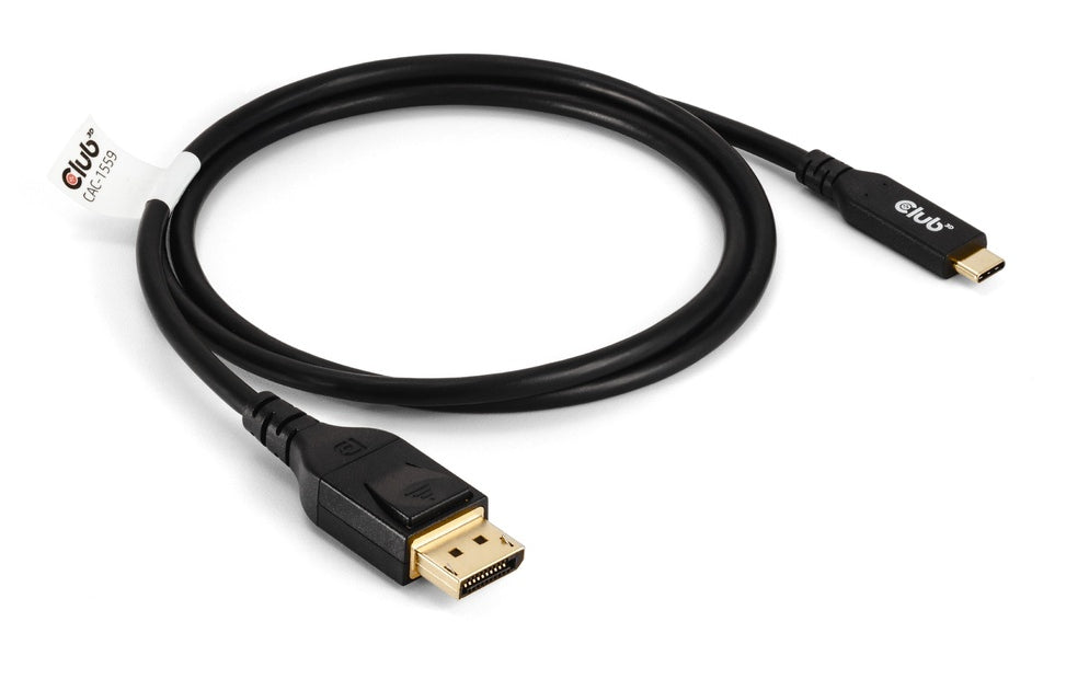 CLUB3D CAC-1559 Câble Adaptateur USB Type-C vers DisplayPort, Noir, 1 m