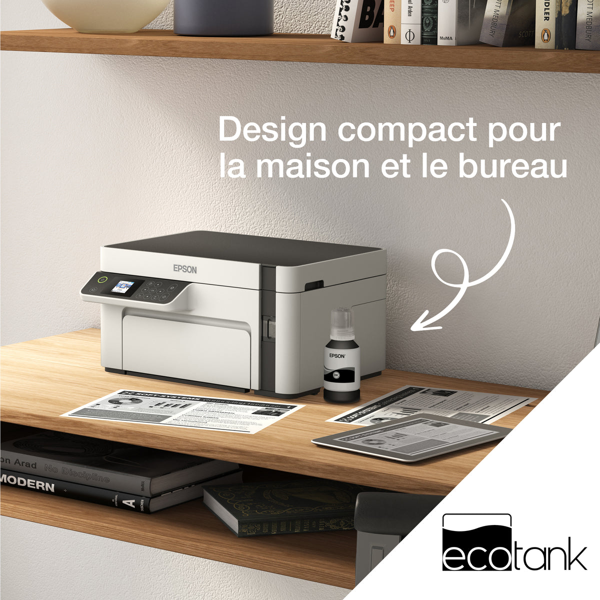 Epson EcoTank ET-M2120 Imprimante Jet d'encre A4, 1440 x 720 DPI, 32 ppm, Wifi