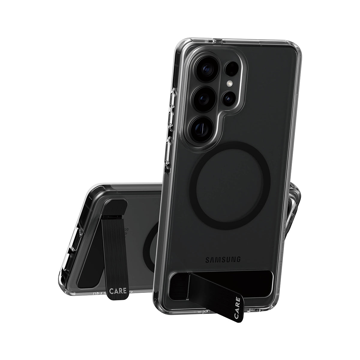 PanzerGlass CARE™ by ® Kickstand Case Transparent w. Qi Samsung Galaxy S26 Ultra coque de protection pour téléphones por
