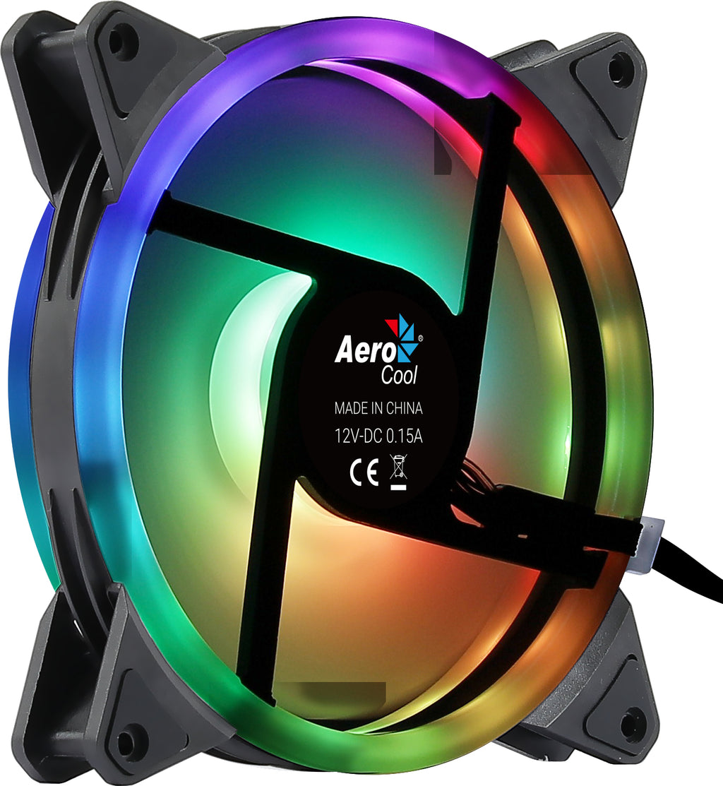 Aerocool Duo 14 Boitier PC Ventilateur 14 cm Noir