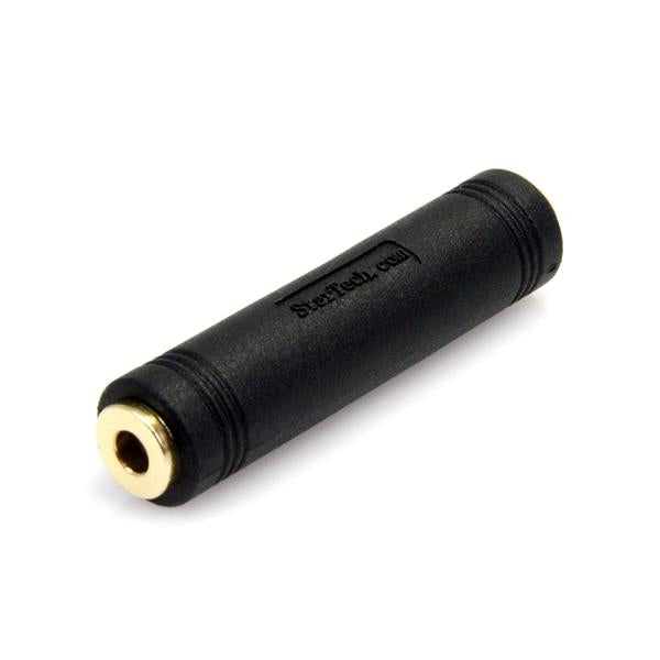 StarTech.com Adaptateur Audio 3,5 mm Femelle vers Femelle, Noir