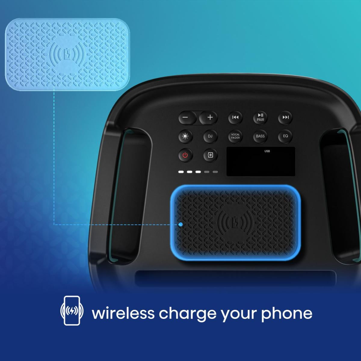 Hisense Party Storm 1 Orateur du parti Noir 300 W