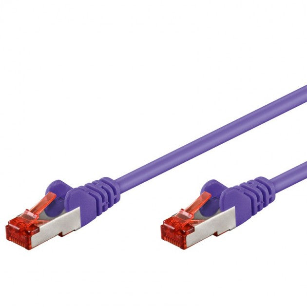 Techly ICOC CCA6F-020-VL câble de réseau Violet 2 m Cat6 F/UTP (FTP)