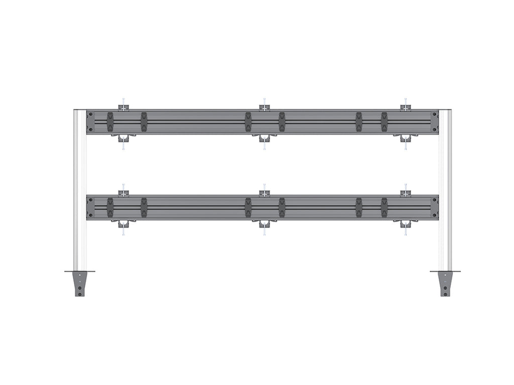 Multibrackets 5551 support d'écran plat pour bureau Noir, Argent