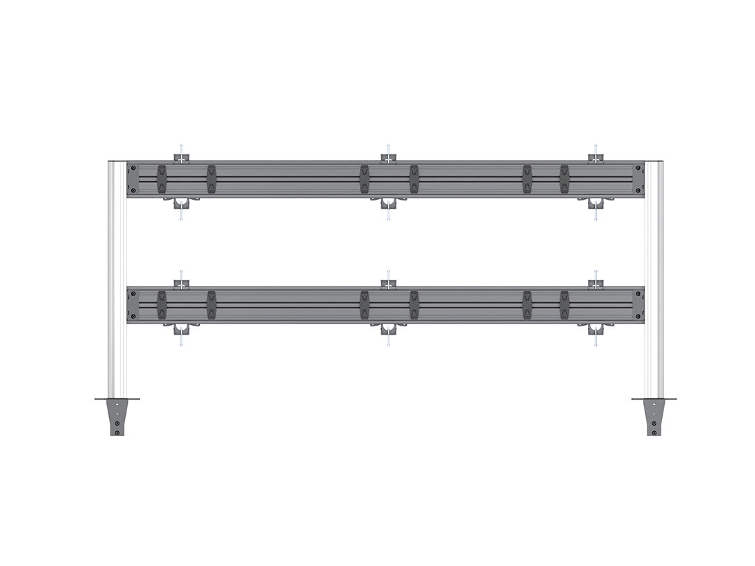 Multibrackets 5551 support d'écran plat pour bureau Noir, Argent