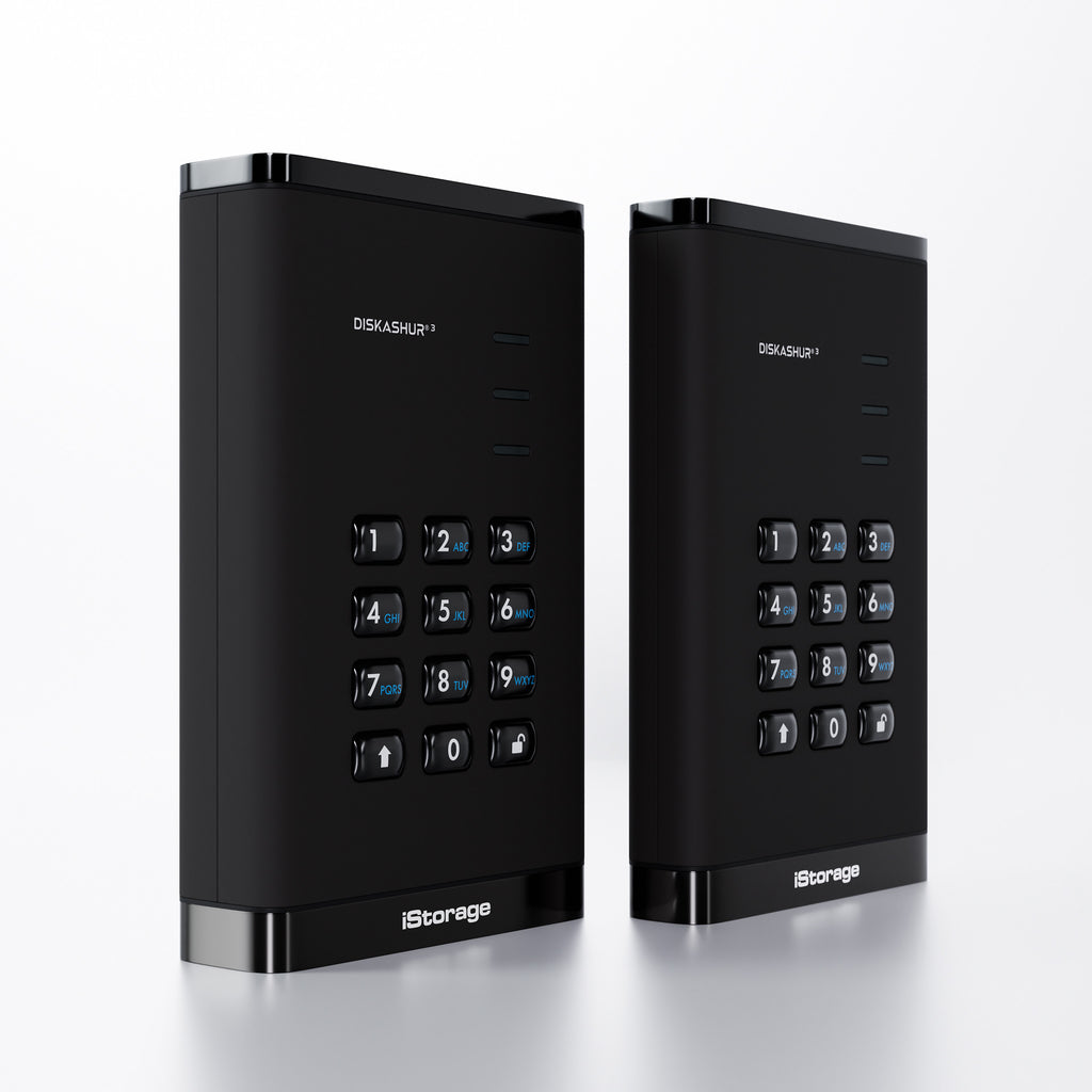 iStorage diskAshur3 HDD 256-bit 2TB - Black - vue 6