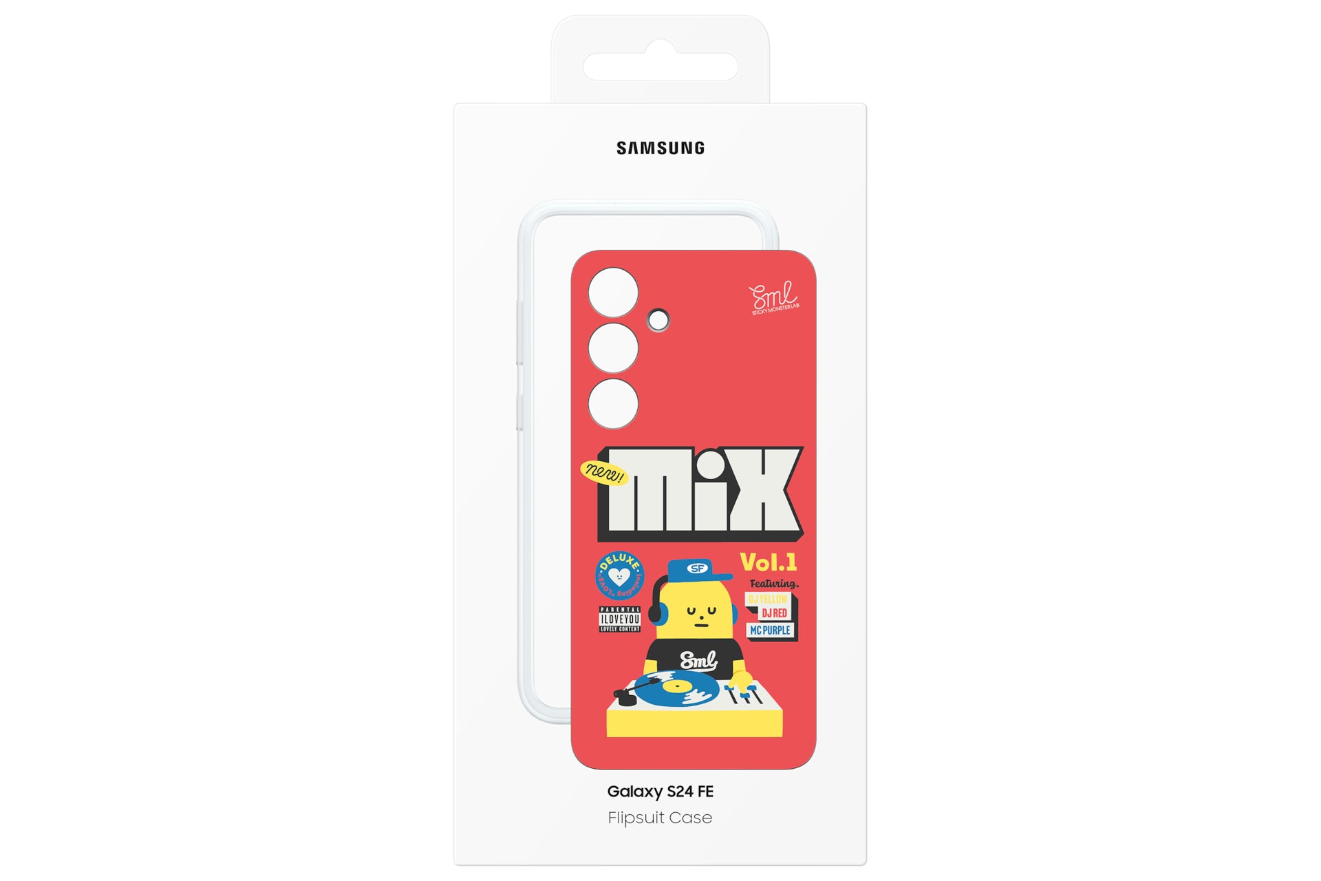 Samsung Samsung Coque personnalisable Sticky Monster Lab pour Galaxy S24 FE