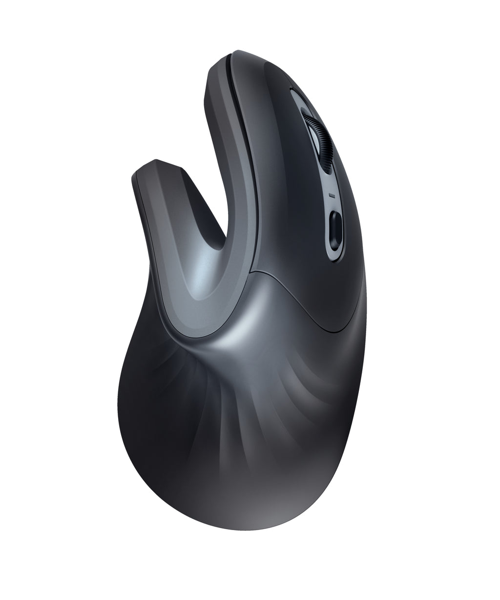Trust Verro Souris Bureau Ergonomique Verticale Sans Fil RF Optique 1600 DPI pour Droitier