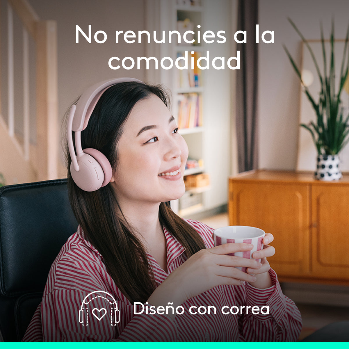 Logitech Zone Wireless 2 ES Casque Filaire et Sans Fil, Rose