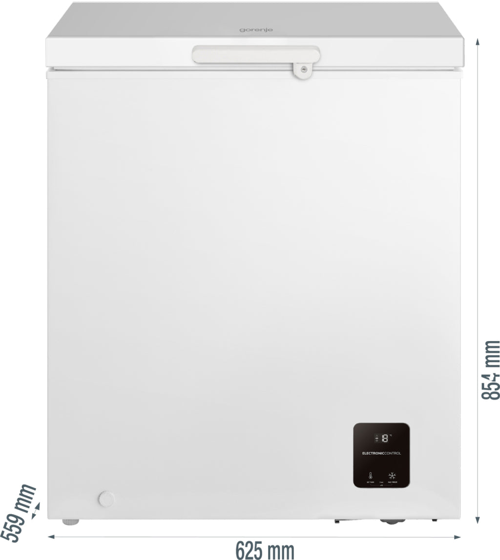 Gorenje G600 FH14EAW Congélateur coffre Pose libre 142 L Blanc