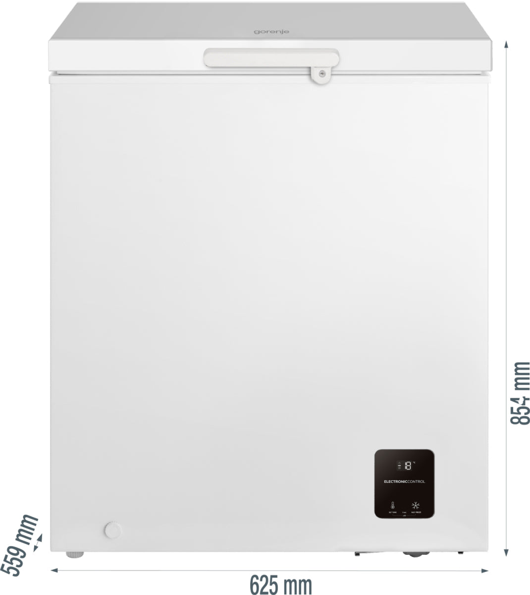 Gorenje G600 FH14EAW Congélateur coffre Pose libre 142 L Blanc