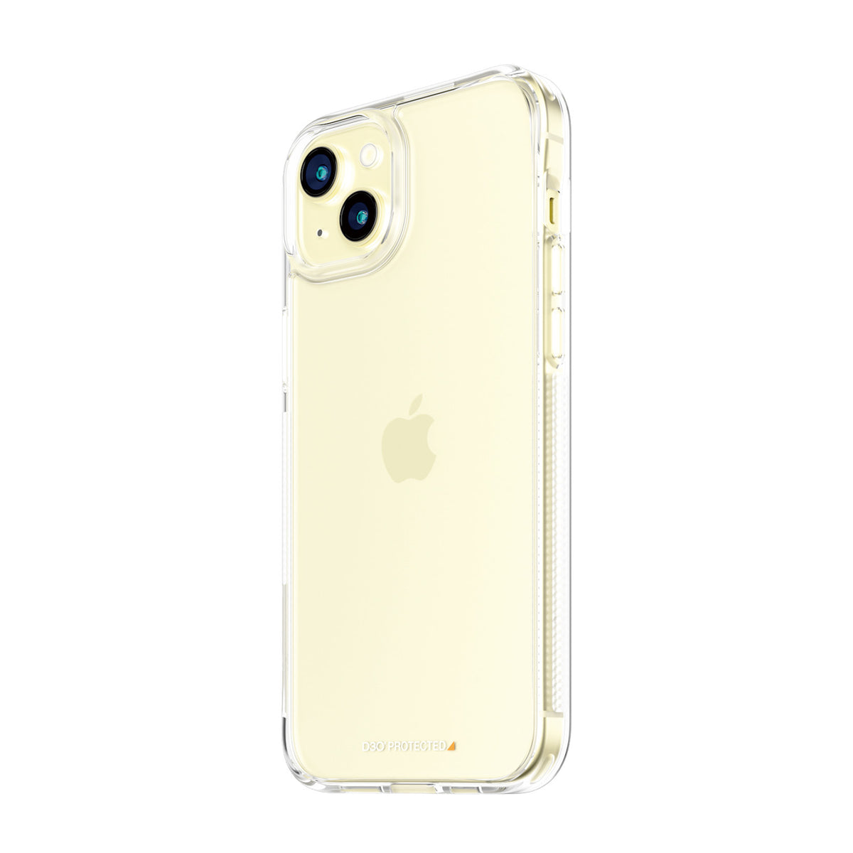 PanzerGlass HardCase Transparent avec D3O pour iPhone 15 Plus, Coque de Protection