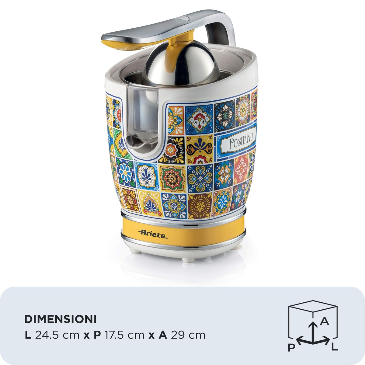 Ariete 0413/0P presse-agrume électrique 0,6 L 85 W Bleu, Jaune