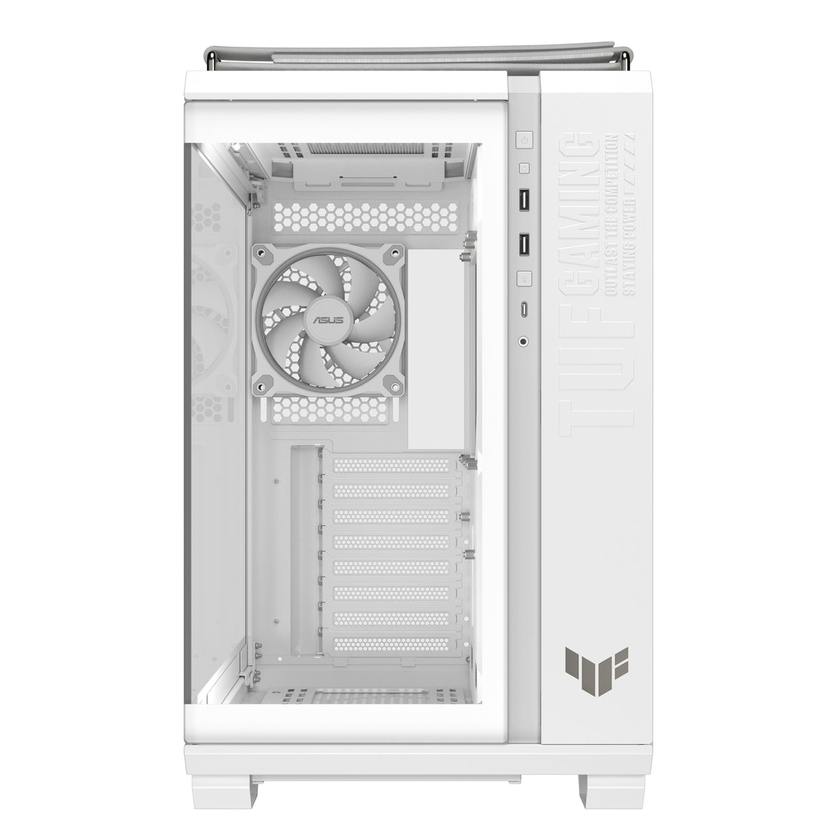 ASUS TUF GAMING GT502 Horizon TG ARGB White Midi Tower Blanc