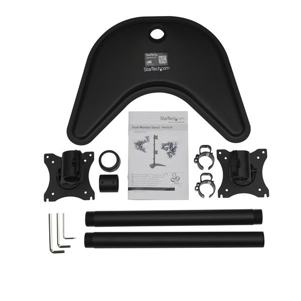 StarTech.com Support de Bureau Vertical pour Deux Écrans jusqu'à 27"