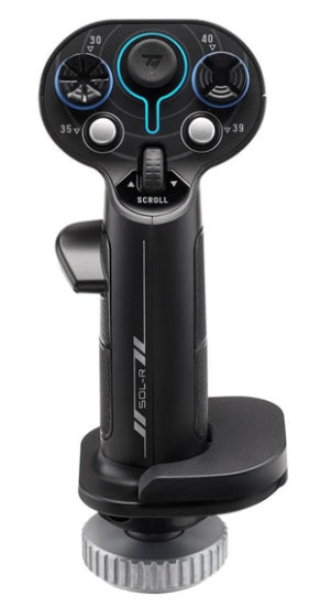 Thrustmaster Sol-R 3 AVA Add-On Grip Noir USB Manche à air Analogique/Numérique PC