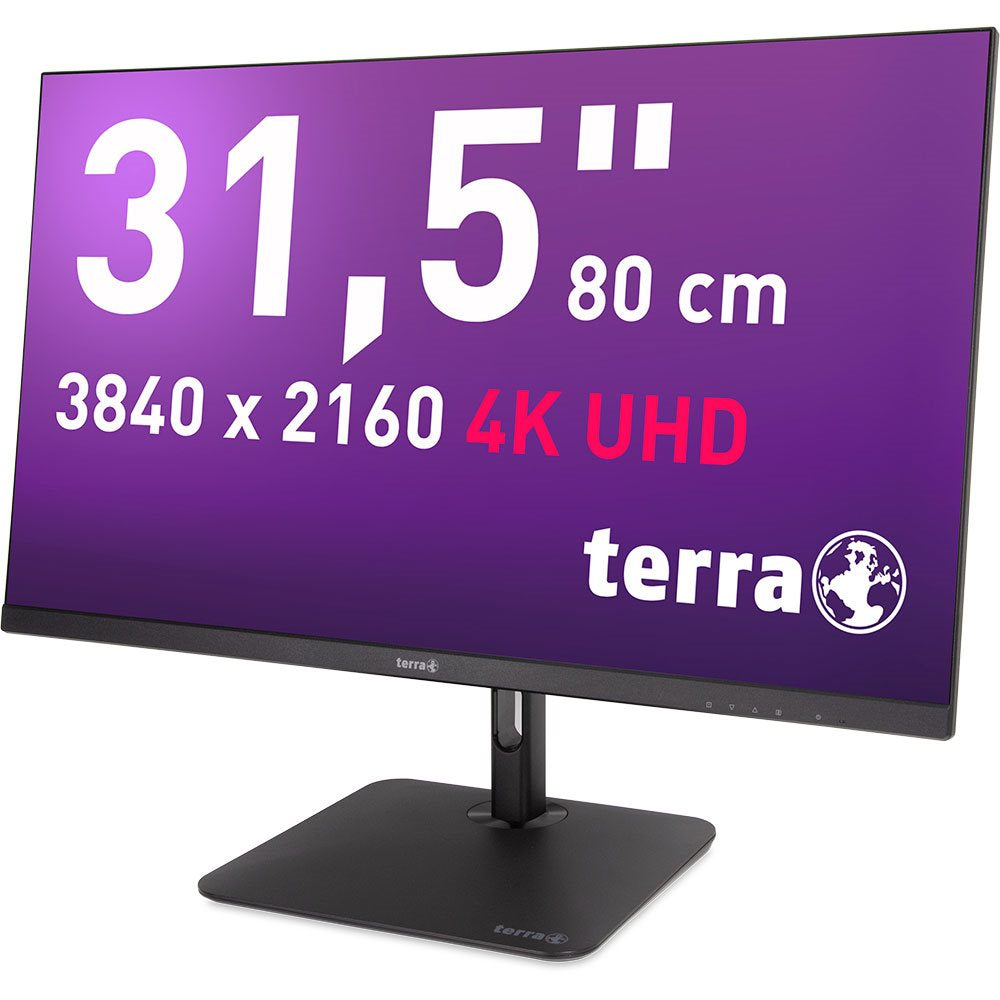 TERRA 3030234 écran plat de PC 80 cm (31.5") 3840 x 2160 pixels 4K Ultra HD LCD Noir