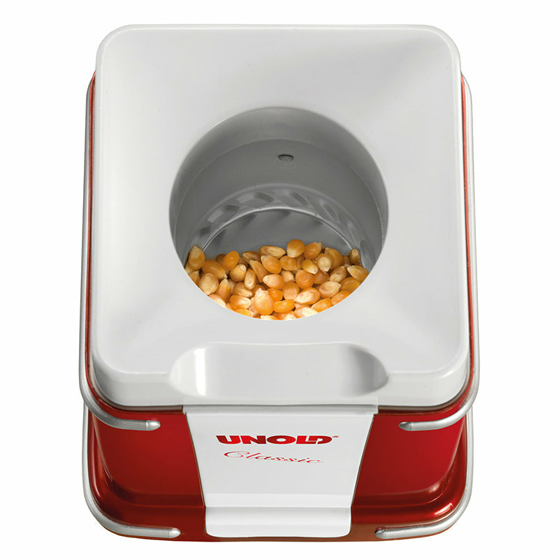 Unold Classic machine à popcorn Rouge, Argent, Blanc 900 W