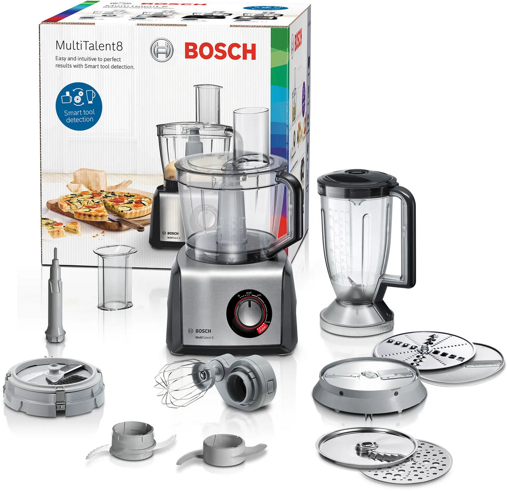 Bosch Bosch MC812M865 robot de cuisine 1250 W 3,9 L Noir, Acier inoxydable