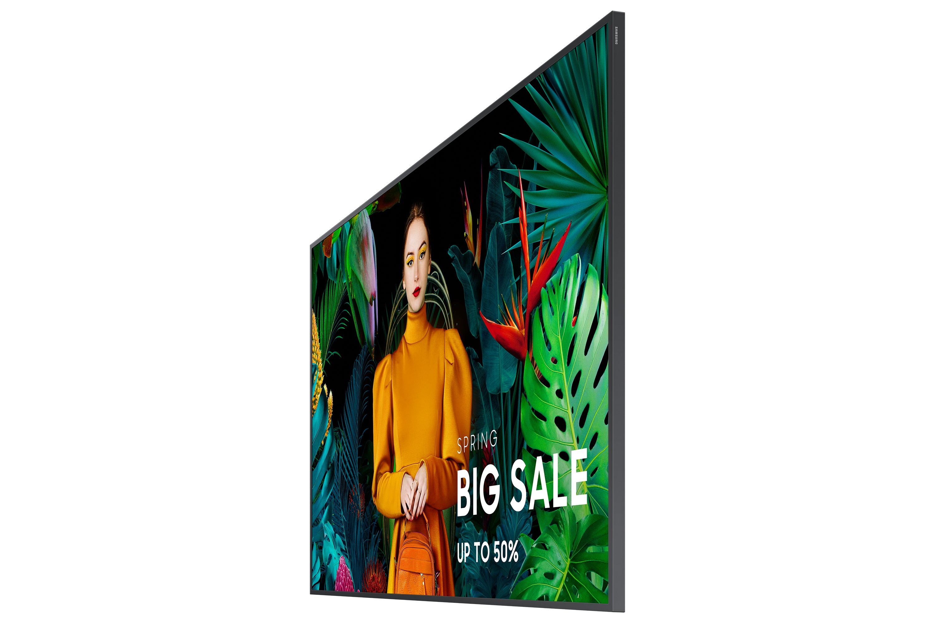 Samsung QH65C Écran plat de signalisation numérique 165,1 cm (65") LCD Wifi 700 cd/m² 4K Ultra HD Noir Tizen 24/7