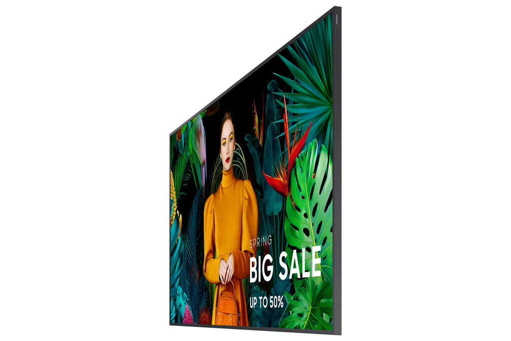 Samsung Samsung QB50C Écran plat de signalisation numérique 127 cm (50") LCD Wifi 350 cd/m² 4K Ultra HD Noir Intégré dans le processeur Tizen 16/7